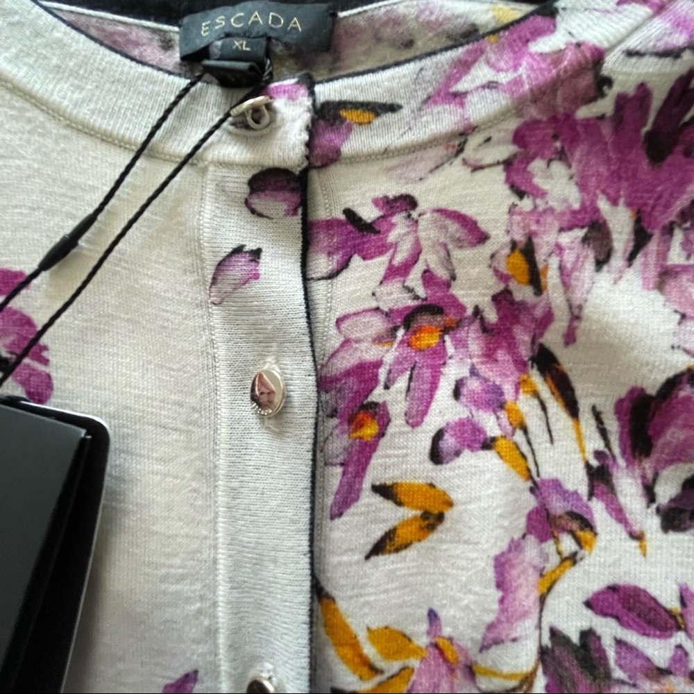 Escada wool cardigan size XL - Picture 5 of 5